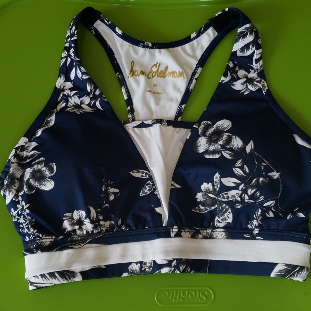 Sam Edelman Sports floral bra
